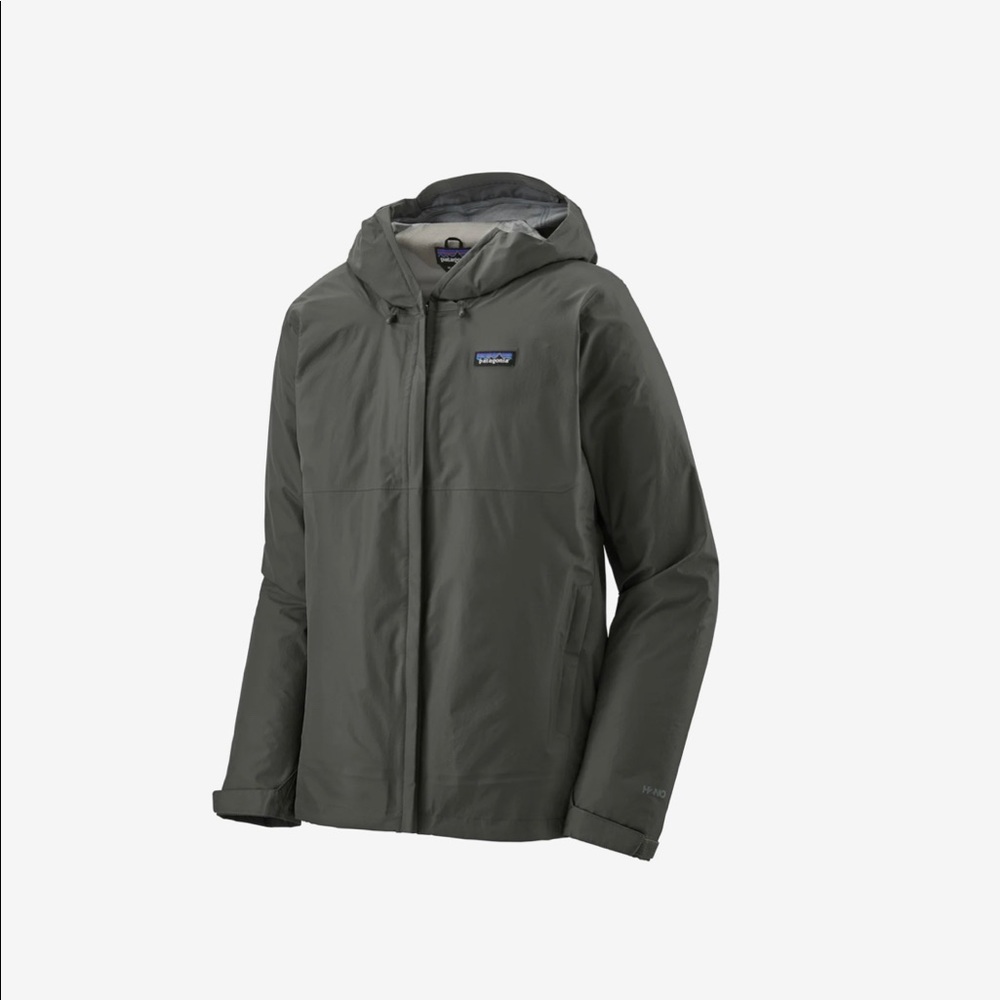 Patagonia Recco/Torrentshell grey performance jacket. Breathable and waterproof